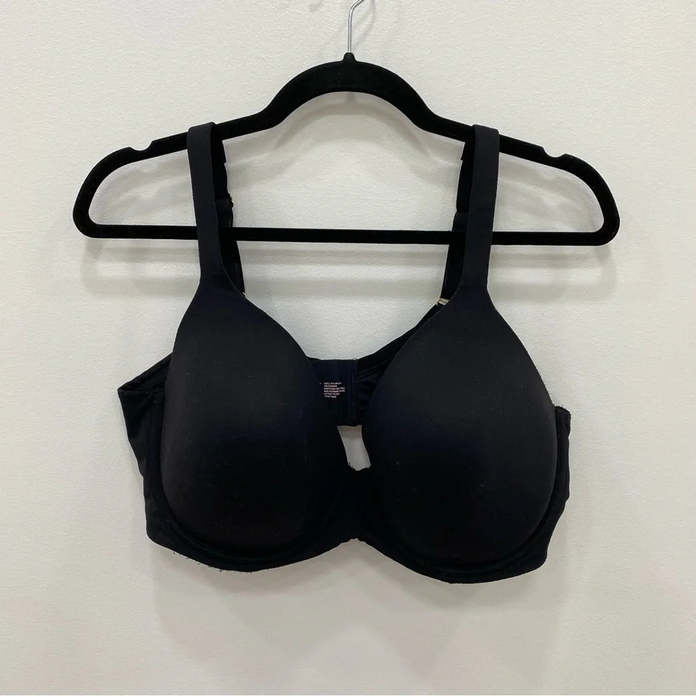 Soma Embraceable Perfect Coverage Black Underwire T-shirt Bra Sz 42 DD